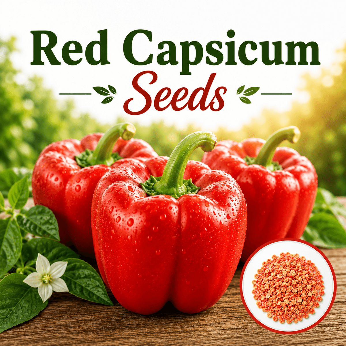 Red Capsicum 10 Seeds