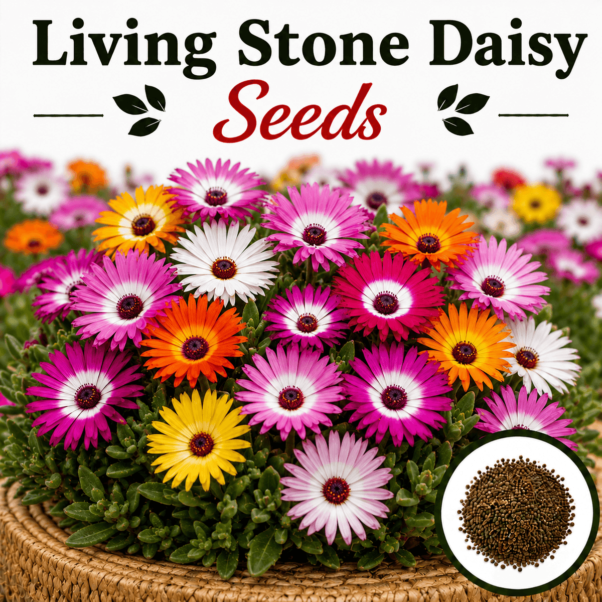 Living Stone Daisy  50+ Seeds