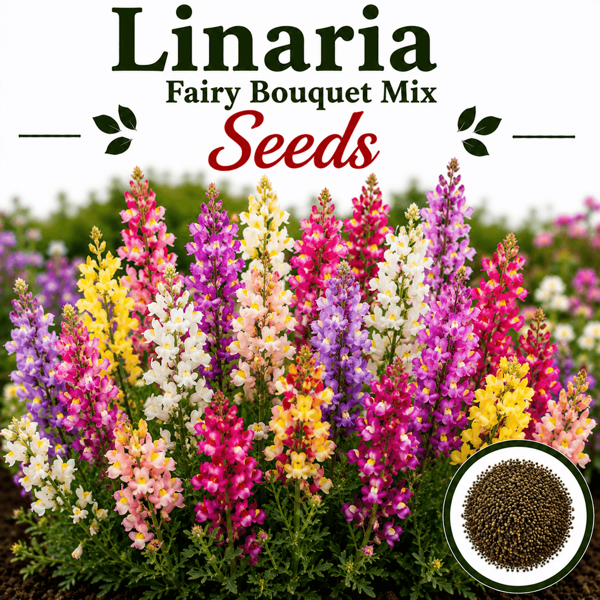 Linaria fairy bouquet mix (1067) 50+ Seeds