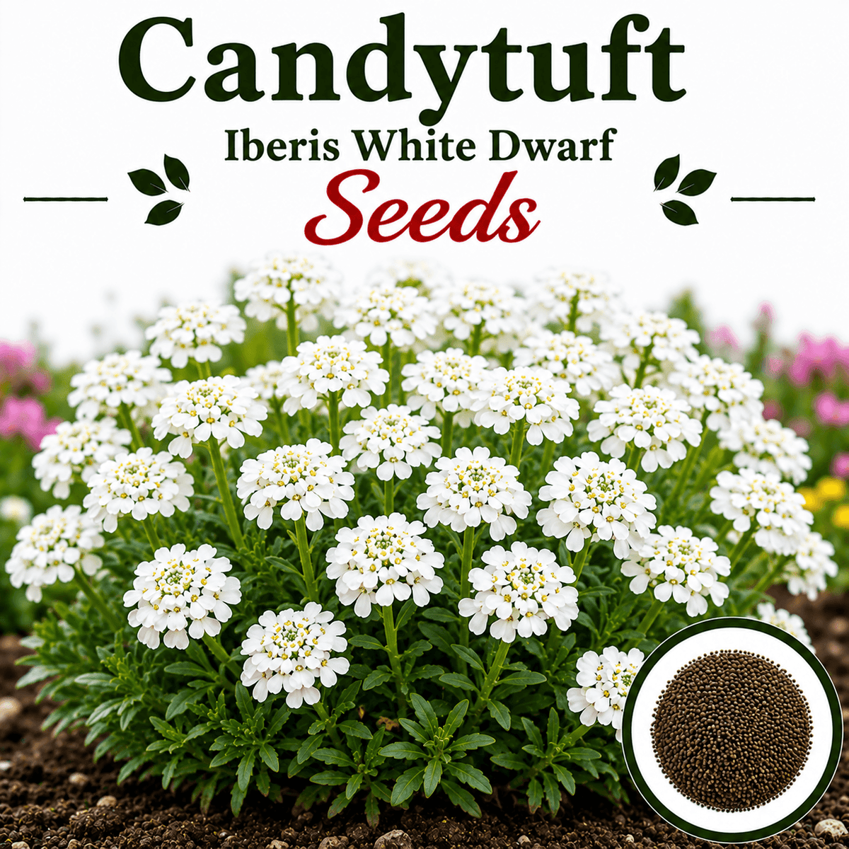 Candytuft iberis white dwarf (1009) 20+ Seeds