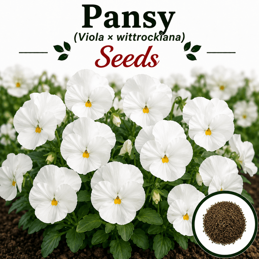 Pensy Full White 15+ Seeds