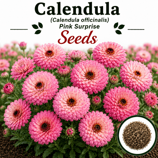 Calendula Pink Surprise 20+ Seeds