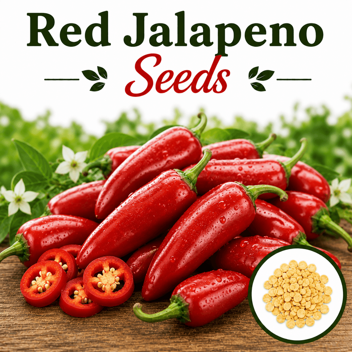 Red Jalapeno 10+ Seeds