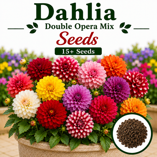 Dahlia double Opera Mix 15+ Seeds