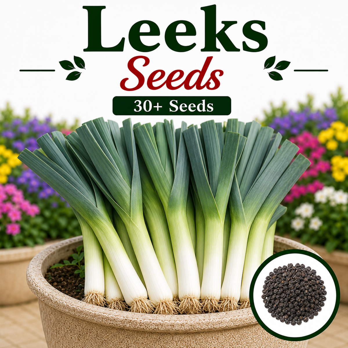 Leeks 30+ Seeds