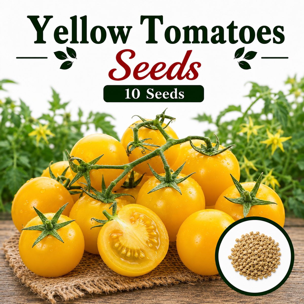 Yellow Tomatoes  10 Seeds