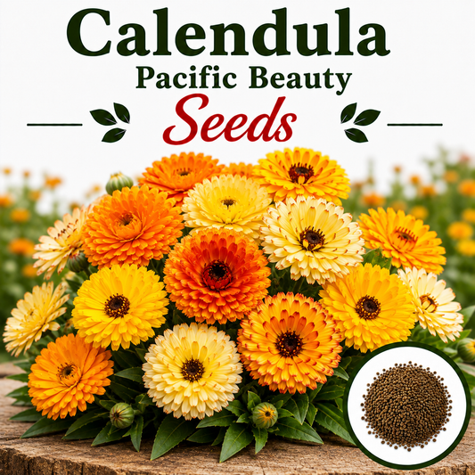 Calendula Pacific Beauty (1005) 20+ Seeds