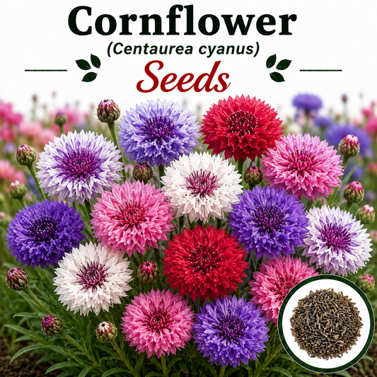 Cornflower (cantaurea cyanus) (1018) 20+ Seeds