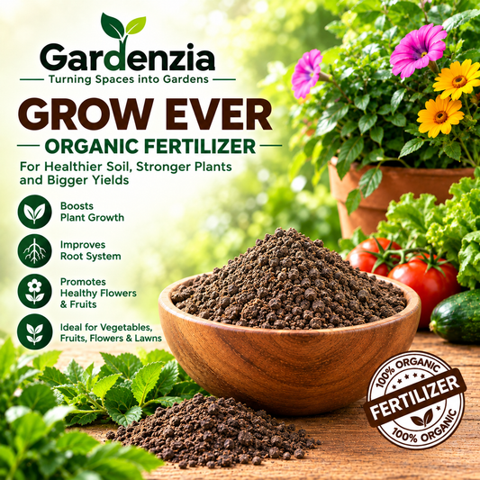 Grow Ever Fertilizer for Strong Roots & Healthy Growth in Vegetables, Flowers, Trees and Plants