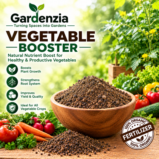 Vegetable Booster Organic Fertilizer for Healthy Growth, Strong Roots & Better Soil for Home Gardens